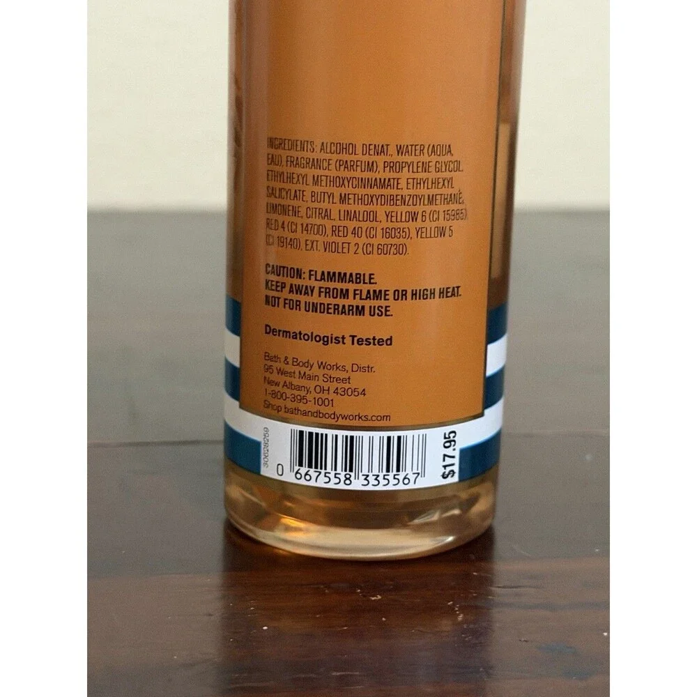 Bath And Body Works Sparkling Summer 2025 Body Mist Orange - Used 1 To 2 Times